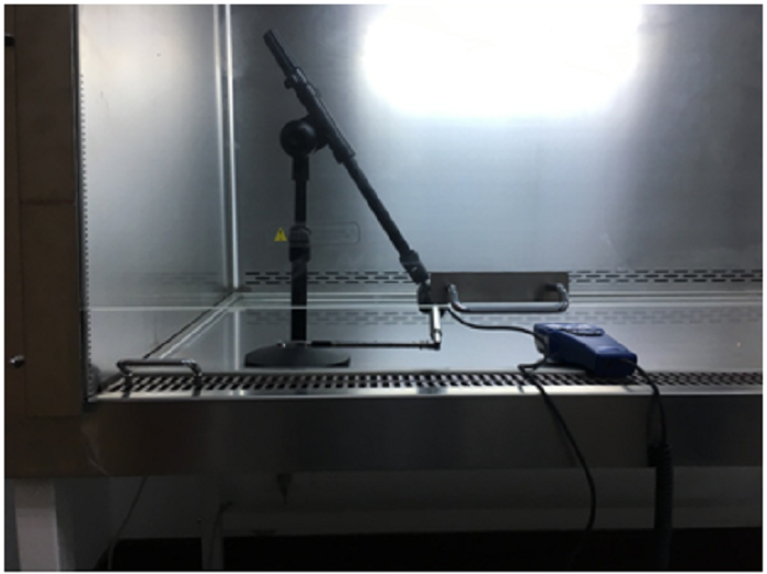 論生物安全柜流入風速的現場測試3